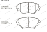 Тормозные колодки gerat bp-f087n (передние) normal