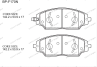 Тормозные колодки gerat bp-f170n (передние) normal