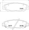 Колодки тормозные дисковые задние MDB1710 от компании MINTEX