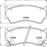 Колодки тормозные дисковые передние MDB1760 от фирмы MINTEX