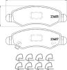 Колодки тормозные дисковые MDB2709 от производителя MINTEX