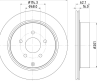 Тормозной диск задн. EX  FX  G Saloon  M (Y51)  M35  M37  MURANO I (Z50)  MURANO II (Z51)  Q50  Q60 