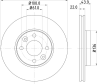 Диск тормозной передн.LOGAN EXPRESS (FS_)  LOGAN MCV (KS_)  LOGAN Pick-up (US_)  LARGUS Kasten  LAR...