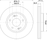 Диск торм.пер.HYUNDAI TUCSON, ELANTRA