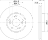 Диск тормозной передний HONDA ACCORD VII (CM),ACCORD VII (CL, CN),ACCORD VII Tourer (CM, CN)