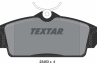 Колодки тормозные дисковые передние 2346302 от фирмы TEXTAR