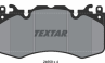 Колодки тормозные дисковые передние 2465901 от производителя TEXTAR