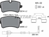 Колодки передние Audi a4 (b9) 2015-&gt/a8 iii 09-&gt