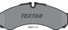 Колодки тормозные дисковые 2912112 от компании TEXTAR