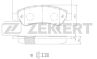 Колодки торм. диск. зад Citroen Jumper (250) 06-, Peugeot Boxer (250) 06-