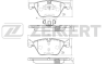 Колодки тормозные дисковые передние BS2139 от фирмы Zekkert