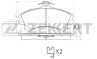 Колодки торм. диск. перед Mitsubishi Carisma (DA) 96-, Colt VI 02-, Volvo S40 96-, V40 95-