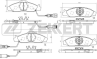 Колодки тормозные дисковые передние BS2421 от компании Zekkert