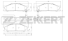 Колодки тормозные дисковые передние BS2518 от производителя Zekkert