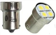 G18.5 8 SMD (size 2835) R10W BA15s светодиод 12V WHITE 0.5W 32lm TM NORD YADA G18.5 8 SMD (size 2835) R10W BA15s светодиод 12V WHITE 0.5W 32lm TM NORD YADA