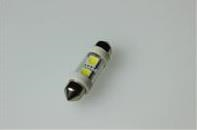 T11x36-S8.5 (2SMD size 5050) C5W 12V светодиод WHITE 0.3W 18lm (белый) в колбе TM Nord YADA T11x36-S8.5 (2SMD size 5050) C5W 12V светодиод WHITE 0.3W 18lm (белый) в колбе TM Nord YADA